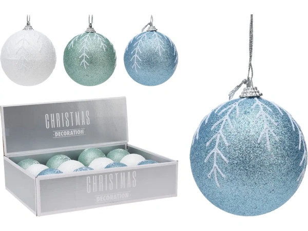 ШАР ЕЛОЧНЫЙ полистирен 8 см (код 673617)