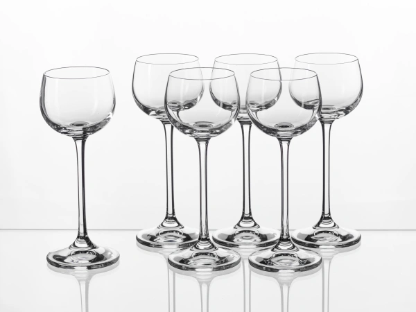 НАБОР РЮМОК ДЛЯ ЛИКЕРА стеклянных "Peony" 6 шт. 60 мл/14,5 см (арт. 40976/60, код 110059)