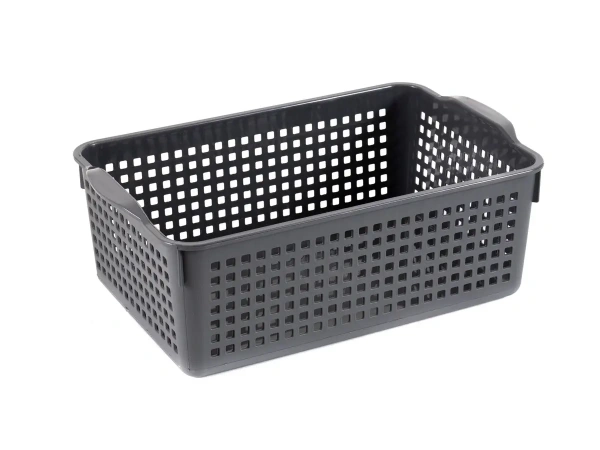 КОРЗИНА пластмассовая "Лофт" 3,8 л/29,5*18,5*10,5 см серая (арт. 643008, код 794334)
