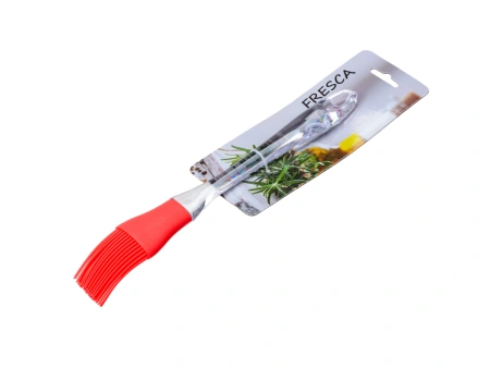 КИСТЬ ДЛЯ ТЕСТА силиконовая с пластмассовой ручкой 25,5 см (арт. 991081, код 185450)