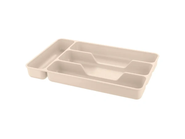 ЛОТОК ДЛЯ СТОЛОВЫХ ПРИБОРОВ пластмассовый 28*17,6*3,5 см (арт. 4332092, код 195472)