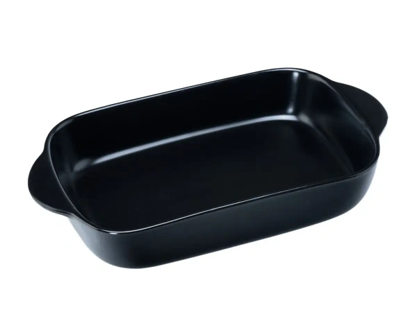 БЛЮДО ДЛЯ ЗАПЕКАНИЯ керамическое с ручками 23 см (арт. Z11135-M.black, код 266128)