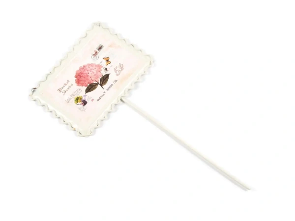 УКРАШЕНИЕ ДЛЯ ЦВЕТОЧНОГО ГОРШКА металлическое 10,5*7,5*21,5 см (арт. 7550647, код 970229)