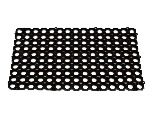 КОВРИК ГРЯЗЕЗАЩИТНЫЙ резиновый чёрный 50*80 см (арт. 92202, код 551609)