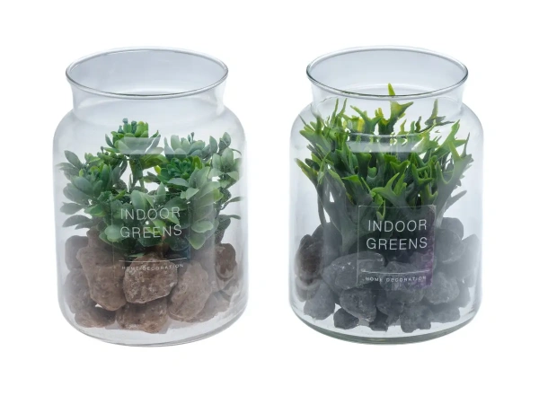 ЦВЕТОК искусственный в горшке 12,5*16 см (код 204678)