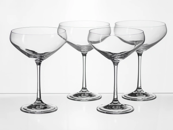 НАБОР БОКАЛОВ ДЛЯ МАРТИНИ стеклянных "Bar" 4 шт. 340 мл (арт. 40750/340, код 667139)