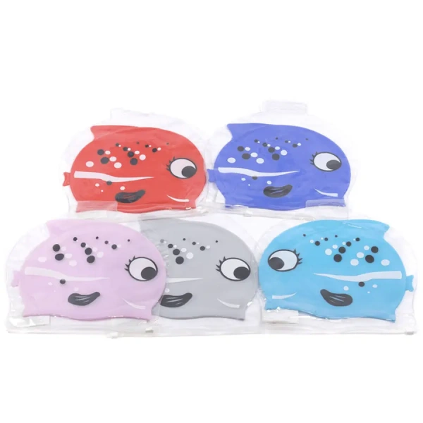 ШАПОЧКА ДЛЯ ПЛАВАНИЯ силиконовая детская (арт. 26568364, код 211654)