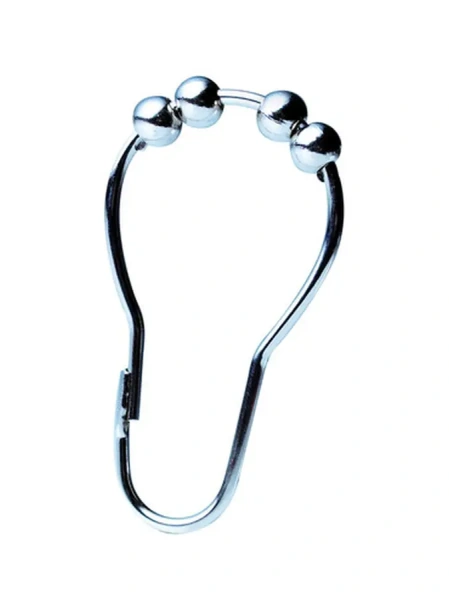 НАБОР КРЮЧКОВ ДЛЯ ШТОРКИ металлических 12 шт. (арт. 49550, код 495507)