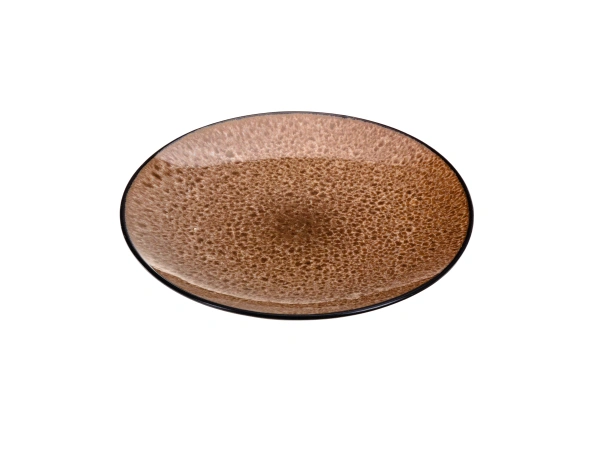 ТАРЕЛКА ДЕСЕРТНАЯ керамическая "Bubble Brown" 20 см (арт. BB102400, код 286270)