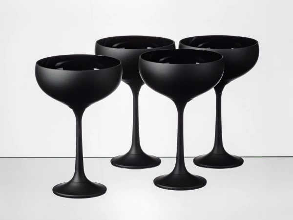 НАБОР БОКАЛОВ ДЛЯ ШАМПАНСКОГО стеклянных "Pralines" 4 шт. 180 мл (арт. 40919/D5220/180-4, код 933609)