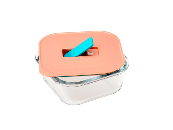 КОНТЕЙНЕР стеклянный "Pure box" 800 мл квадратный с пластмассовой крышкой (арт. X1546, код 295890)