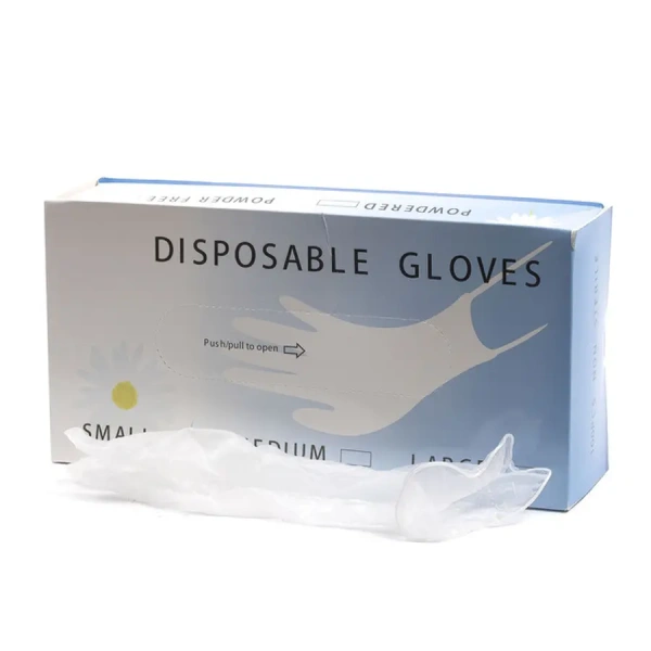 НАБОР ПЕРЧАТОК поливинилхлорид размер М 100 шт. (арт. BB101761, код 217434)