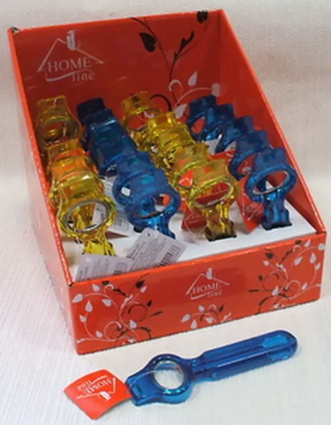 ОТКРЫВАЛКА ДЛЯ БУТЫЛОК металлическая с пластм. ручкой 14,2*4,5 см (арт. M-279, код 015337)