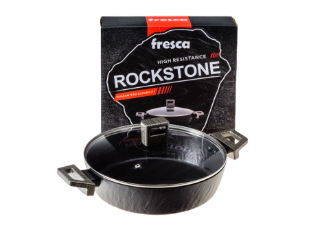 ЖАРОВНЯ алюминиевая "Rockstone" с антипригарным покрытием с крышкой 3 л/26 см (арт. BB102473, код 288632)