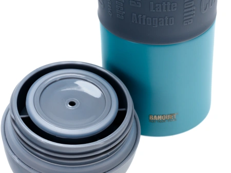 ТЕРМОКРУЖКА металлическая "Matty" голубая 400 мл (арт. 48788657, код 528440)