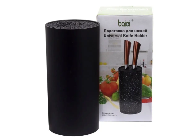 ПОДСТАВКА ДЛЯ НОЖЕЙ пластмассовая "Нео" 11*22 см (арт. 26677124, код 224708)