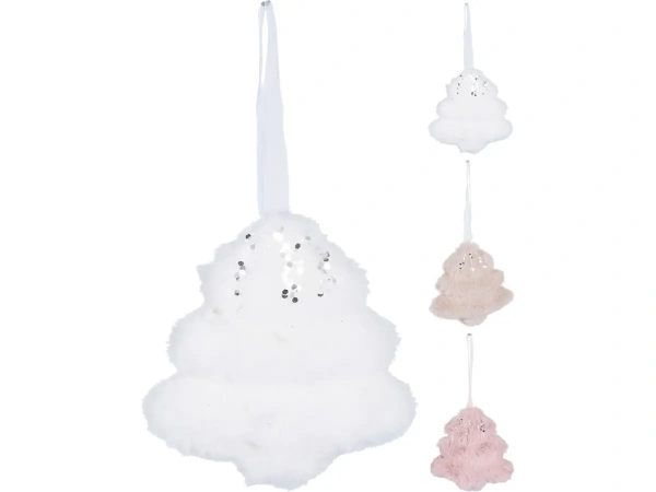 УКРАШЕНИЕ ЕЛОЧНОЕ декоративное "Елка" 11*2,5*12 см (код 181146)