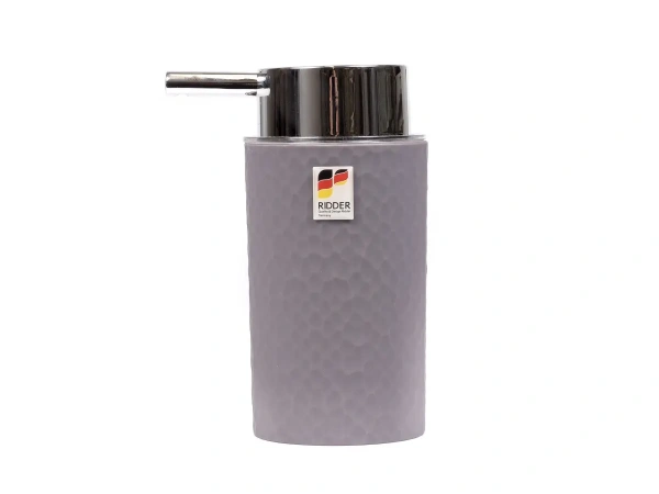 ДОЗАТОР ДЛЯ ЖИДКОГО МЫЛА пластмассовый "Crimp Dark Grey" 7,2*10,1*15 см (арт. 2013517, код 165042)