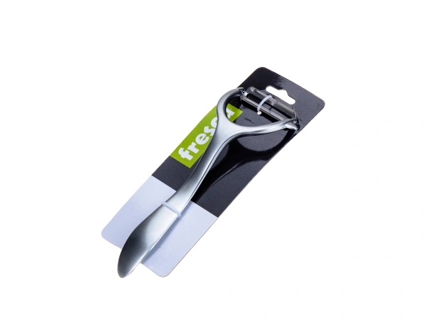 СКРЕБОК ДЛЯ ОЧИСТКИ ОВОЩЕЙ металлический 6,7*17 см (арт. 982081, код 284412)