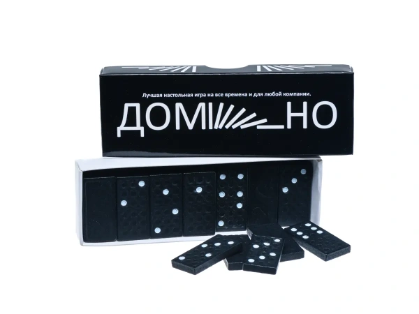 НАБОР ДЛЯ ИГРЫ В ДОМИНО в коробке (арт. 29983152, код 273096)