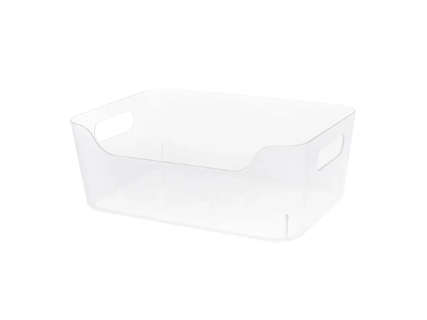 КОРЗИНА пластмассовая "Scandi" бесцветная 24*17*9 см/3,1 л (арт. 433237001, код 198176)