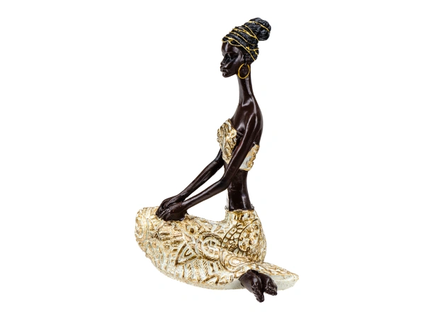 СТАТУЭТКА полистоун "Африканка" 21*7,5*14 см (арт. 27455152, код 293261)