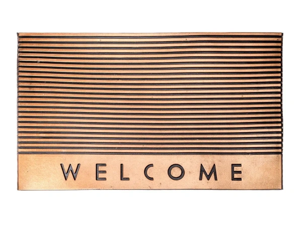 КОВРИК ПРИДВЕРНЫЙ резиновый "Welcome" 45*75 см (арт. 93607, код 275076)