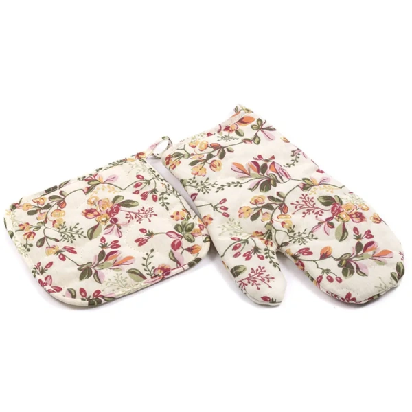 НАБОР КУХОННЫЙ текстильный "Радушная хозяйка. Спелый барбарис" 2 пр.: рукавица-прихват, прихват (арт. 3935сб, код 212804)