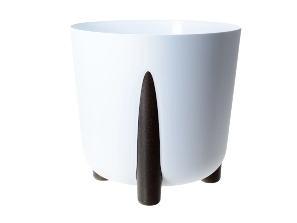 КАШПО пластмассовое "Frida" белое 29*29*28 см/13,9 л (арт. LA229-05)