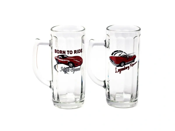 КРУЖКА ДЛЯ ПИВА стеклянная "Гамбург. Карс" 500 мл/18,5 см (арт. O0360, код 051182)