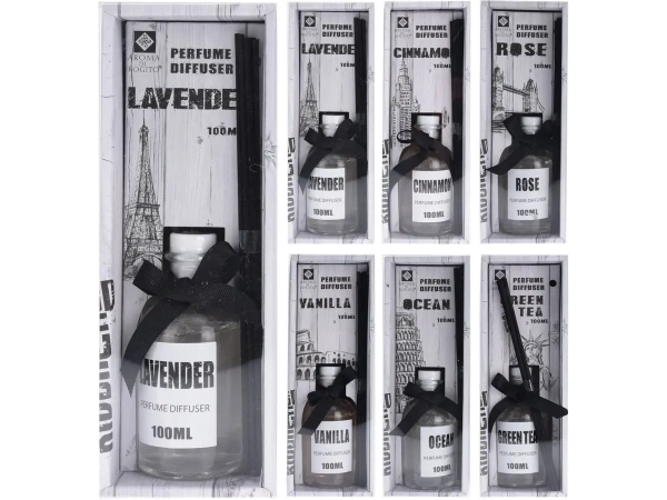 ОСВЕЖИТЕЛЬ ВОЗДУХА жидкий 100 мл + палочки (код 095579)