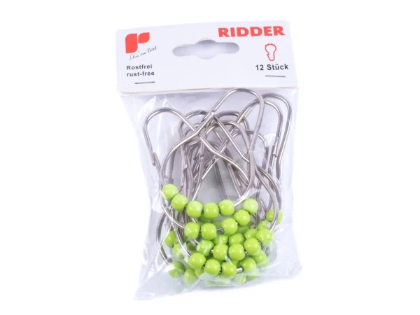 НАБОР КРЮЧКОВ ДЛЯ ШТОРКИ металлических 12 шт. (арт. 49565, код 495156)