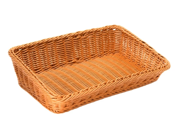 КОРЗИНА пластмассовая плетеная 39*26*10 см (арт. 25628716, код 261598)