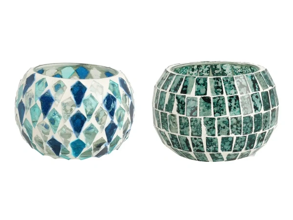 ПОДСВЕЧНИК стеклянный 9*6 см (код 992619)