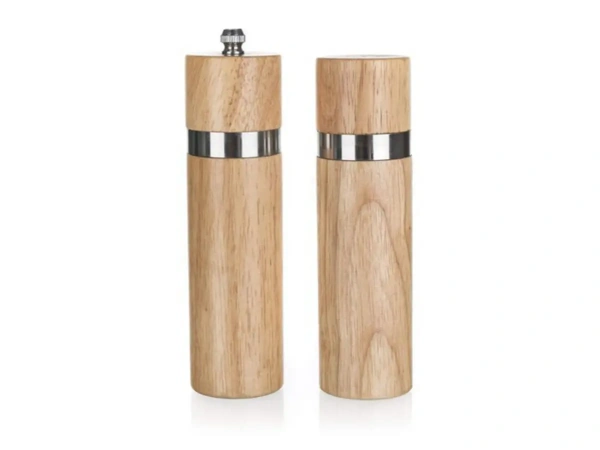 НАБОР МЕЛЬНИЦ ДЛЯ СОЛИ И ПЕРЦА деревянный 2 шт. 6*15,2 см (арт. 27060102, код 428825)