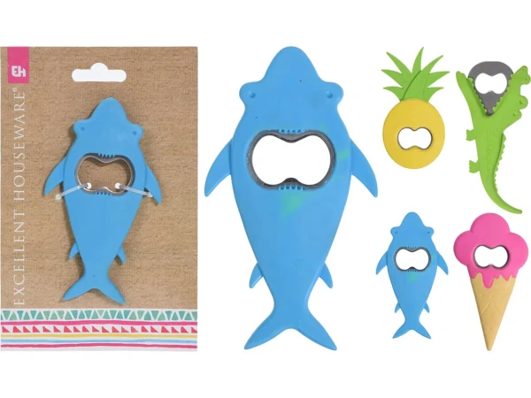 ОТКРЫВАЛКА ДЛЯ БУТЫЛОК металлическая 12 см в ассортименте (код 527735)