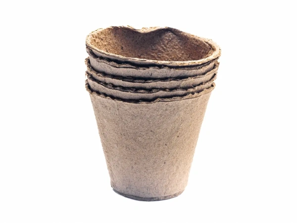 НАБОР ГОРШКОВ ДЛЯ РАССАДЫ торфяных 5 шт. 10*11 см (арт. 37004, код 612865)