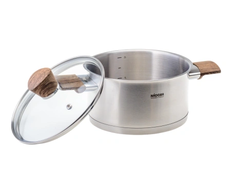 КАСТРЮЛЯ со стеклянной крышкой, 18 см/2,5 л, NADOBA, серия LUDVA (арт. 727013, код 955199)