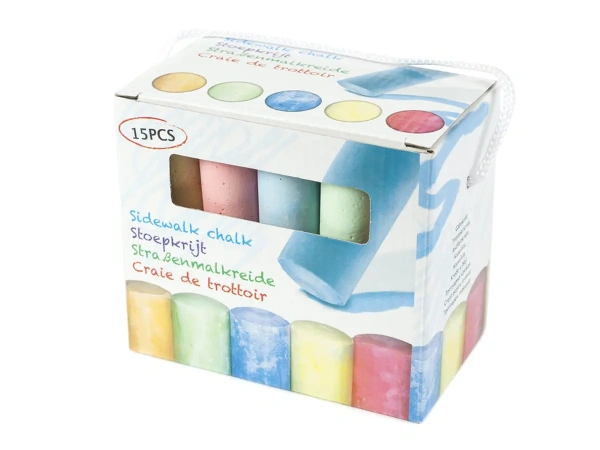 НАБОР МЕЛКОВ цветных 15 шт. 10 см (арт. 592000050, код 343452)