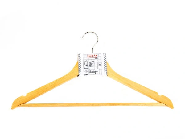 ВЕШАЛКА ДЛЯ ОДЕЖДЫ деревянная 44,5 см (арт. BB101903, код 251308)