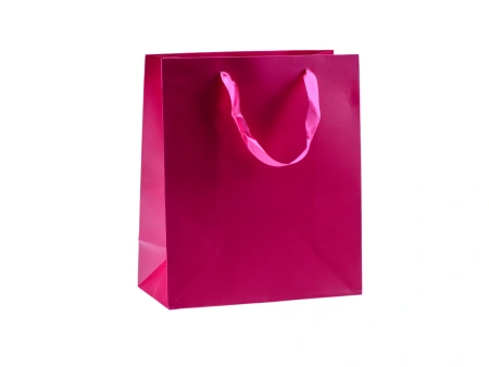 ПАКЕТ ДЛЯ ПОДАРКА бумажный ламинированный "Фуксия" 23*27*11,5 см (арт. 7304180, код 041808)
