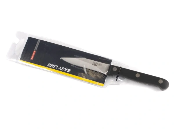 НОЖ КУХОННЫЙ металлический с пластмассовой ручкой 18/8 см (арт. 260794, код 004981)